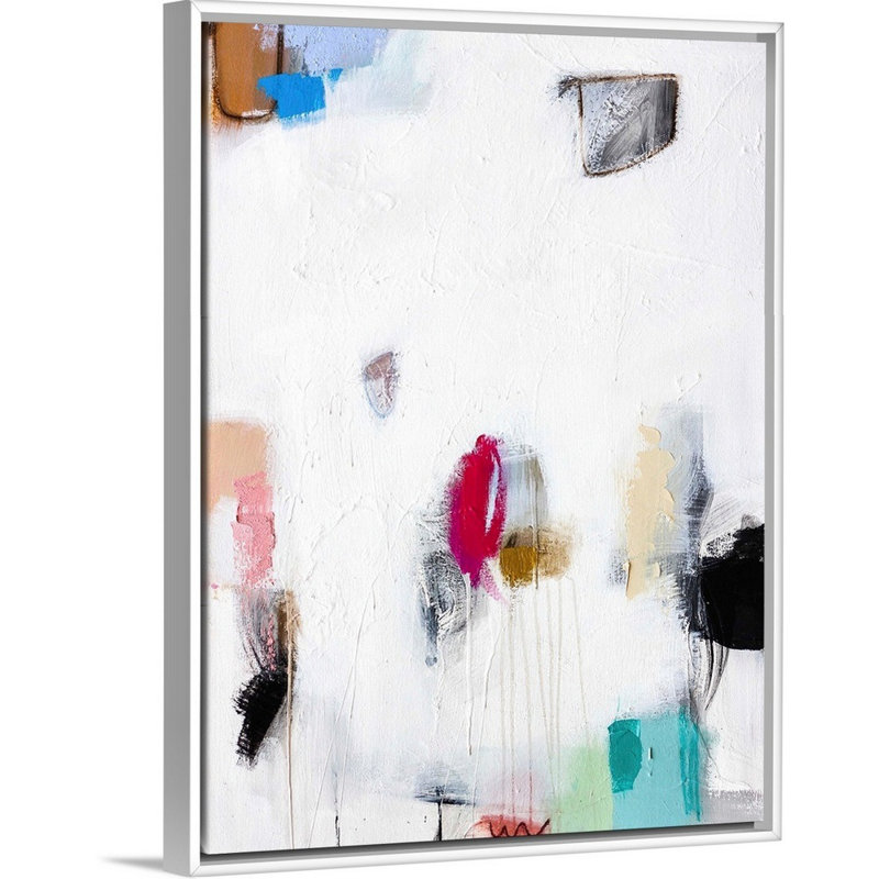 " Be Bold " by B. Robert Painting Print, White Framed, 26" H x 20" W x 1.75" D