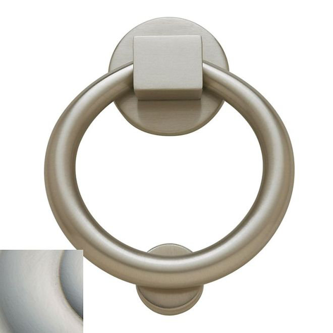 Ring Door Knocker, Lifetime Satin Nickel