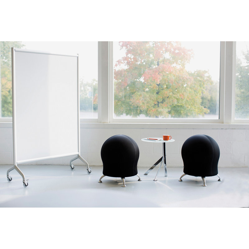 Zenergy Exercise Ball Chair, Black, White