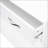 Two Door Side Table-White