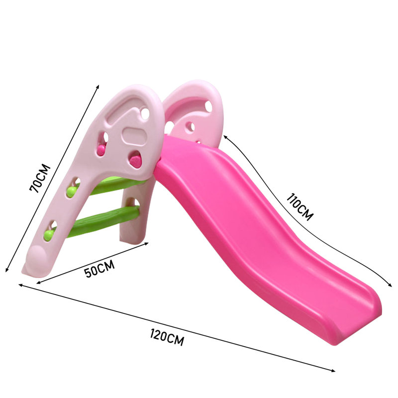 Rivoli Freeport Park Plastic Freestanding Slide, Pink/Green