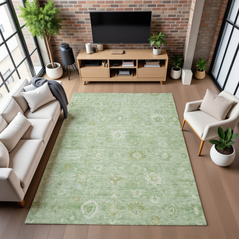 Tapis damassé de première qualité Verlin AMF1770, Rectangle 10 pi x 14 pi
