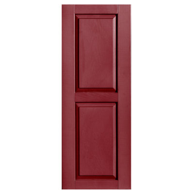 Exterior Vinyl Raised Panel Shutter Single