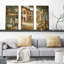 «Village Charm and Serenity», ensemble de 3 peintures sur toile tendue-2013180339