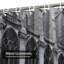 Rideau de douche Paris Paris 12 mois gris avec 12 crochets-129035161