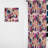 Marrable Purple, Blue Romantic Love Roses Paisley Pattern - Floral Curtain - Velvet Room Darkening - 1 Panel-797944532