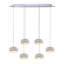 Luminaire suspendu en grappe 6 lumières Bixby-930409451