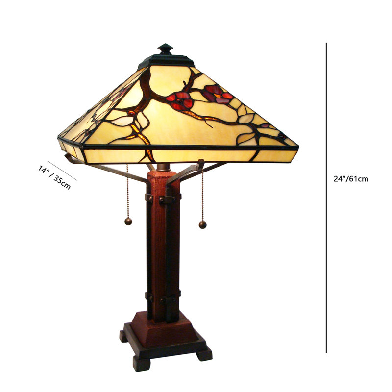 Fine Art Lighting Tiffany Style 24" Sakura Table Lamp