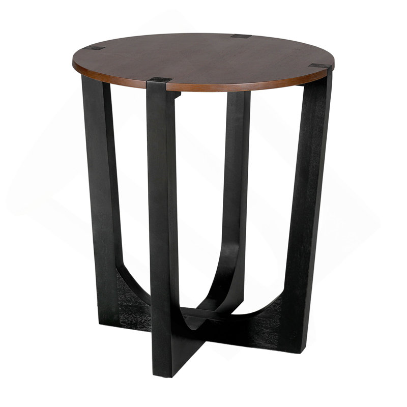 ACACIA SOLID WOOD SIDE TABLE