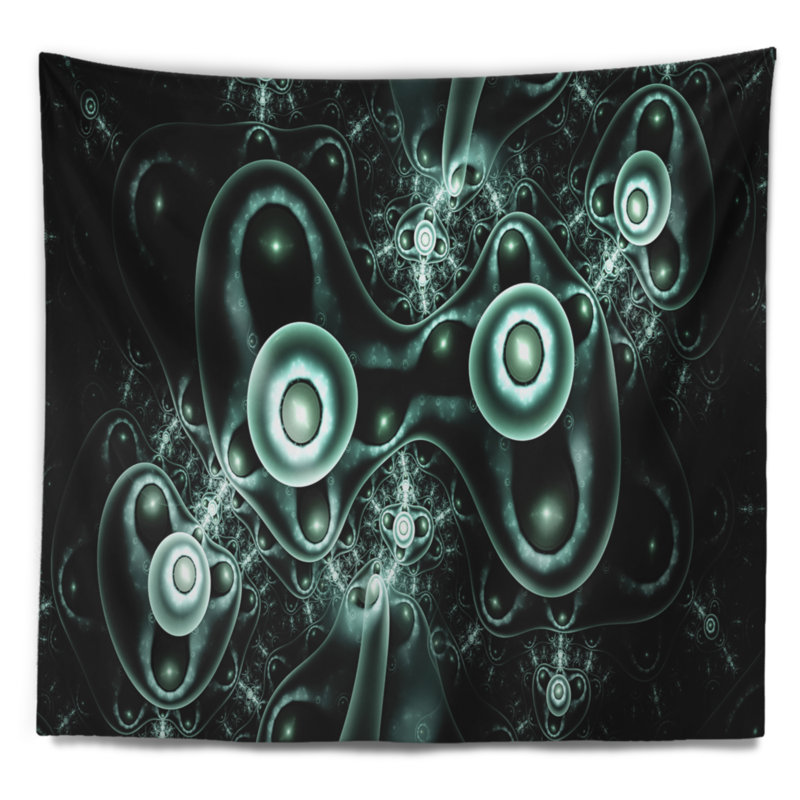 Tapisserie de conception abstract 3d artful, H 32 po x l 39 po