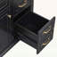 Armoire de rangement autoportante avec lavabo, tiroirs rabattables et tablette réglable-1048172085