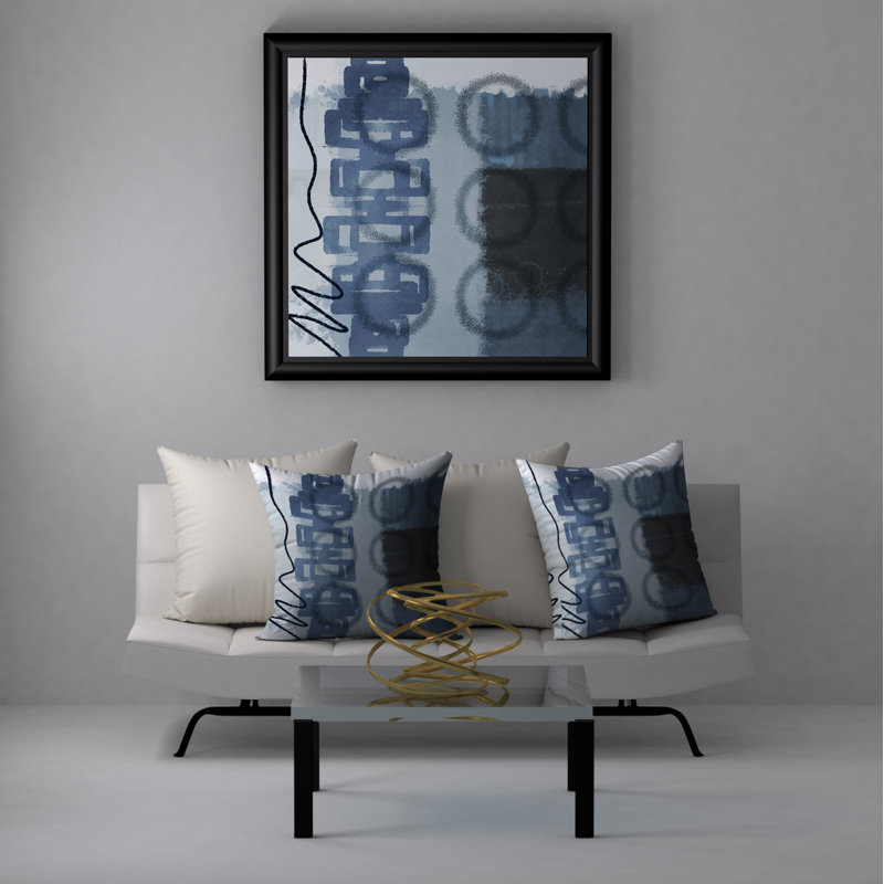 Housse de coussin décorative carrée/insert, H 24 po x l 24 po