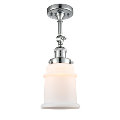 Plafonnier semi-encastré cylindrique simple 6 po Alexandira