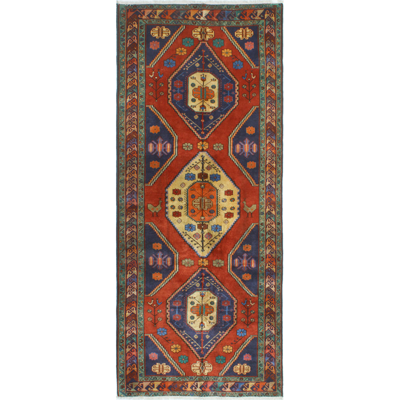 Khurram Distressed Marena Red Runner
