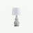 19.5" In Mirror Glass Mosaic Polyresin Table Lamp