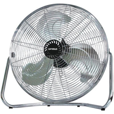 Optimus Industrial High Velocity Fan – Heavy Duty Floor Fan With Metal Construction And Tilt-adjustable Air Circulator For Garage, Workshop, Or Home Ventilation