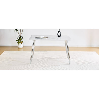Modern minimalist rectangular dining table