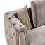 Fauteuil en velours de 54 po de largeur