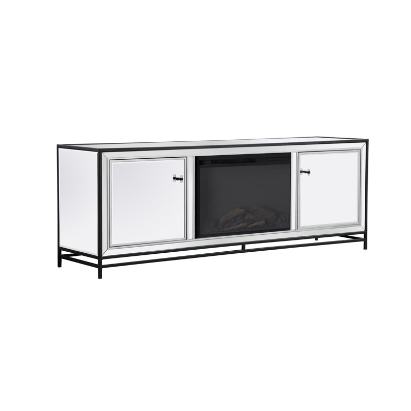 Rosemont Unfinished TV Stand for TVs up to 65" with Fireplace Included