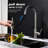 Kitchen Faucet With Pull Out Spray, Modern Design In Brushed Nickel, Stainless Steel Build, Easy Installation Guide Spray Option, Nickel Appearance, Simple Tips-1777130530
