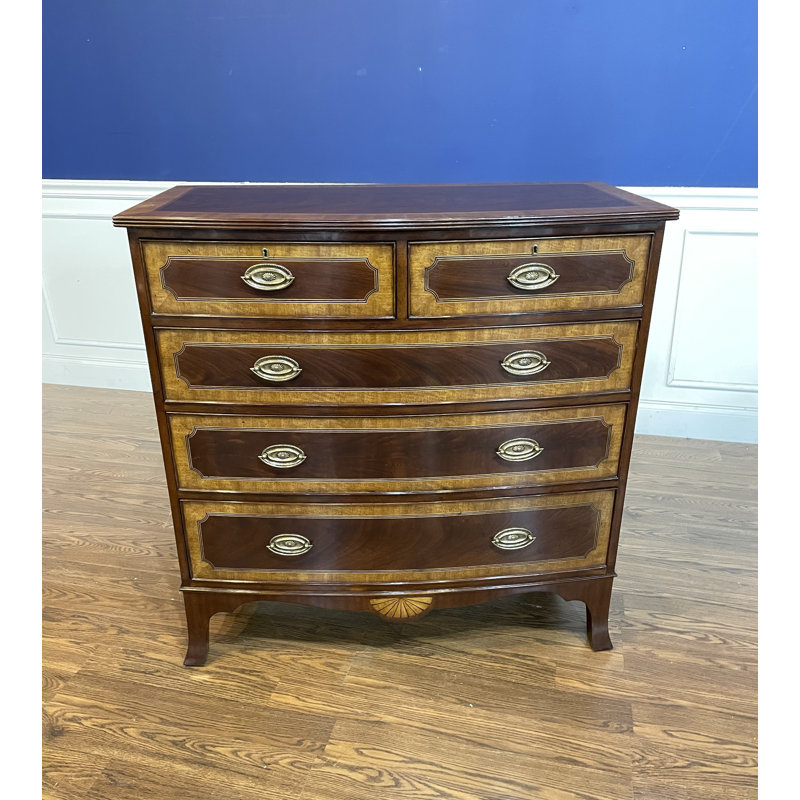 English Bow front Accent Chest