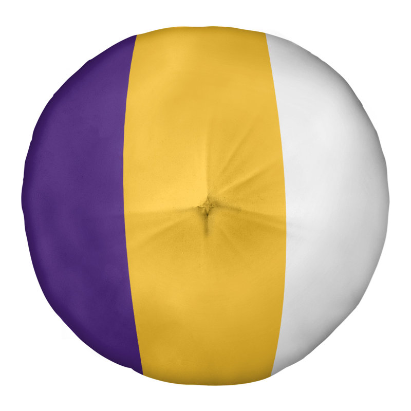  Coussin de sol touffeté, H 26 po x l 26 po, Doré