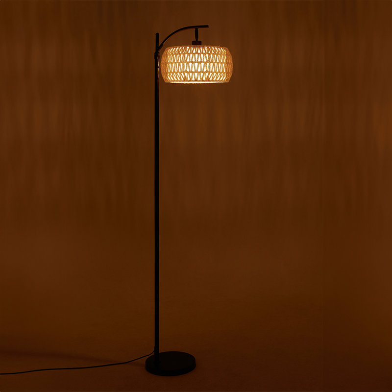 160cm Polished Torchiere Floor Lamp