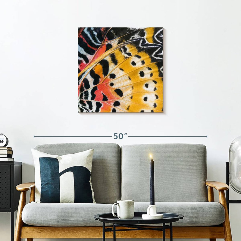 Brampt Monarch Butterfly Wing, 24" H x 24" W