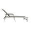 Chaise longue d'extérieur en aluminium Oxton