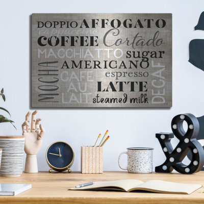 'Coffee Board' by Yass Naffas Designs, Metal Wall Art