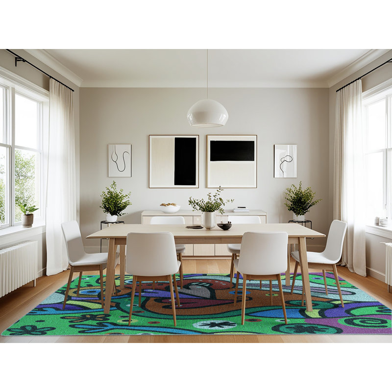 Indoor Rug, Rectangle 7' x 10'