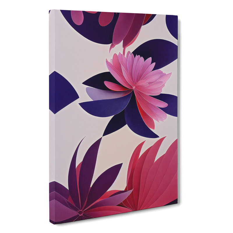 XV1022-4276X Sublime Flowers - Print, No Matte, 50cm H x 35cm W, Wrapped Canvas