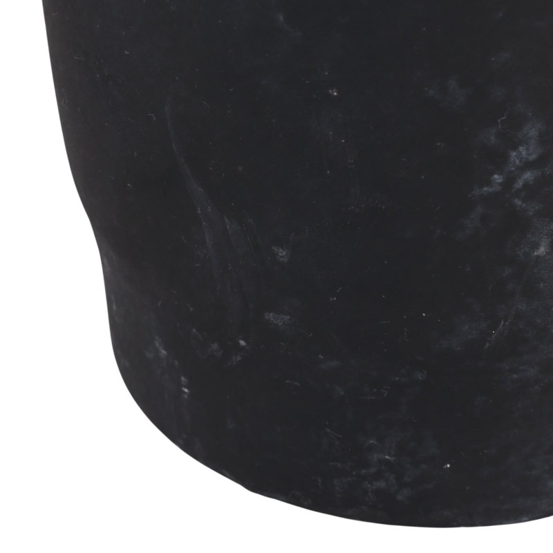 Vase de table Hooge Rustic Charm, H 8 po x l 7 po x P 6 po, Noir