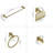5 Piece Bathroom Hardware Set Stainless Steel Bathroom Hardware Accessories Wall Mounted Bathroom Towel Holder Set-124588870