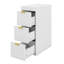 Meuble-lavabo mural 24 po avec armoire latérale, meuble-lavabo mural avec tiroirs de rangement à fermeture en douceur-1180737346