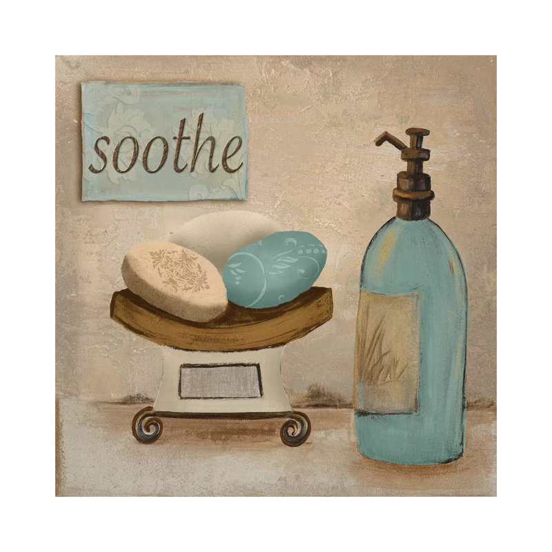 «Soothe» par Hakimipour-Ritter, reproduction d'art sur toile tendue, H 12 po x l 12 po x P 0,75 po