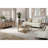 2 Storage Drawer Sand Colored Cocktail Table With , Transitional Style, Solid Wood + Two Transitional, , 49 In. D X 27.66 W 19.18 H