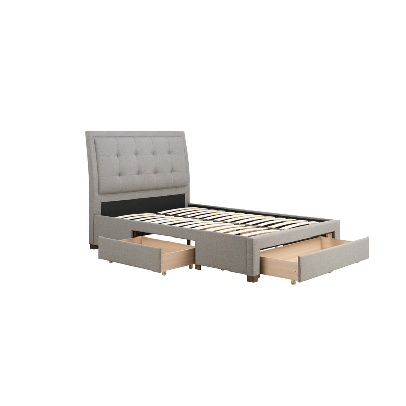 Harith Upholstered Bed Frame, Kingsize (5')