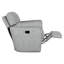 Curie Gray Manual Recliner Swivel Glider
