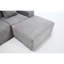 Gris modulaire avec méridienne - Polyvalent pour les espaces de vie Couchers profonds et espace confortable faisant face à la droite-361853527