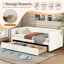 Large Drawers Storage Upholstered Daybed-1404198537