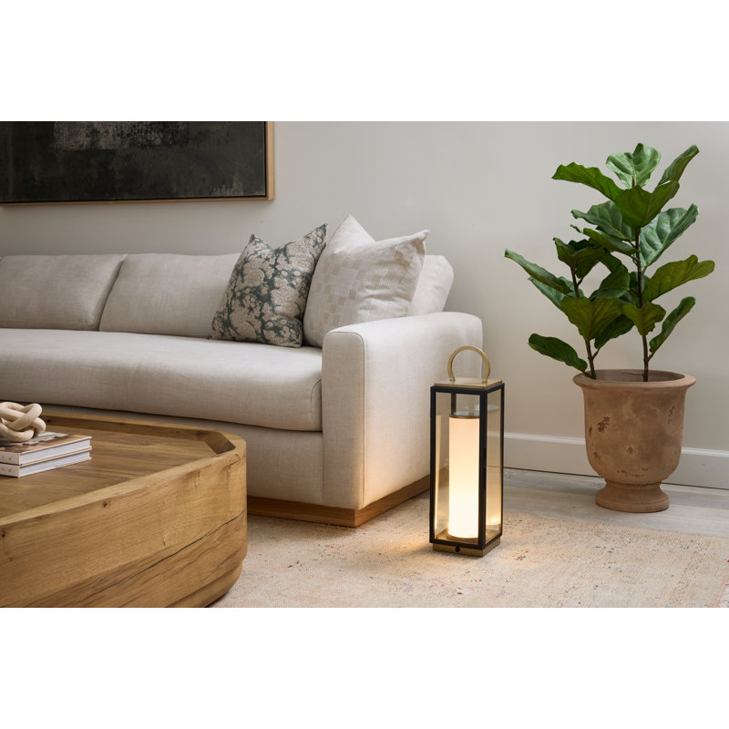 GARETH Rechargeable Table Lamp, 22.5" H x 6.25" W x 6.25" D