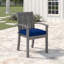 Chaise de patio empilable avec coussin Rossi-1095580124-1095580098