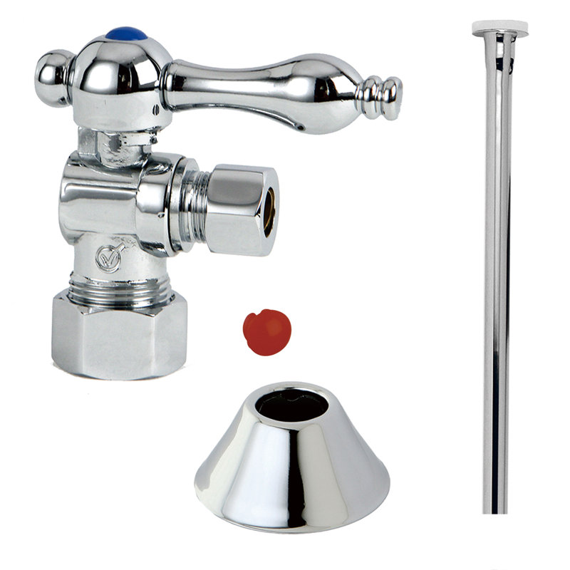Ensemble de garniture de toilette Kingston, Chrome