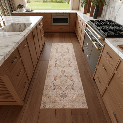 Heriberto Machine Washable Vintage Area Rug