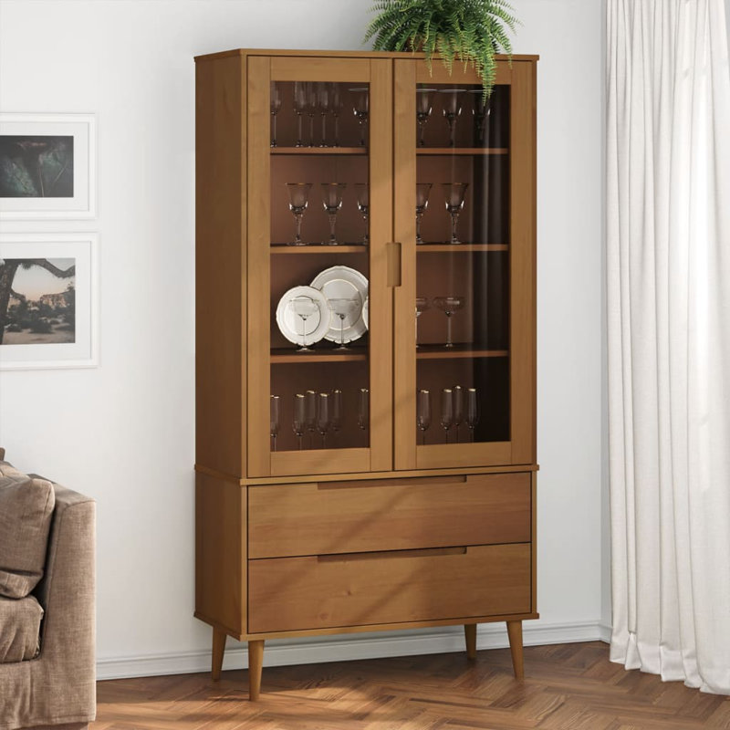 175cm H x 90cm W Solid Wood Bookcase