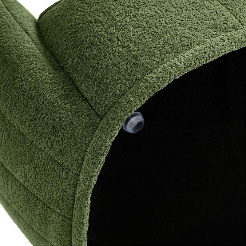 Louie 30.5" Dog Sofa Bed, Medium, Moss Green Fleeced Teddy