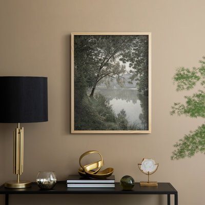 Vintage Landscape XLII Framed Print - Solid Wood