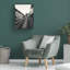 Susan Vizvary, art sur toile, train noir et blanc-454077554