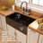 Donnice 33 " L Undermount Single Bowl Concrete Kitchen Sink